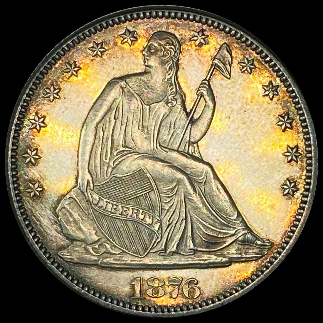 1876 Seated Liberty Half Dollar UNCIRCULATED (1 of 2)