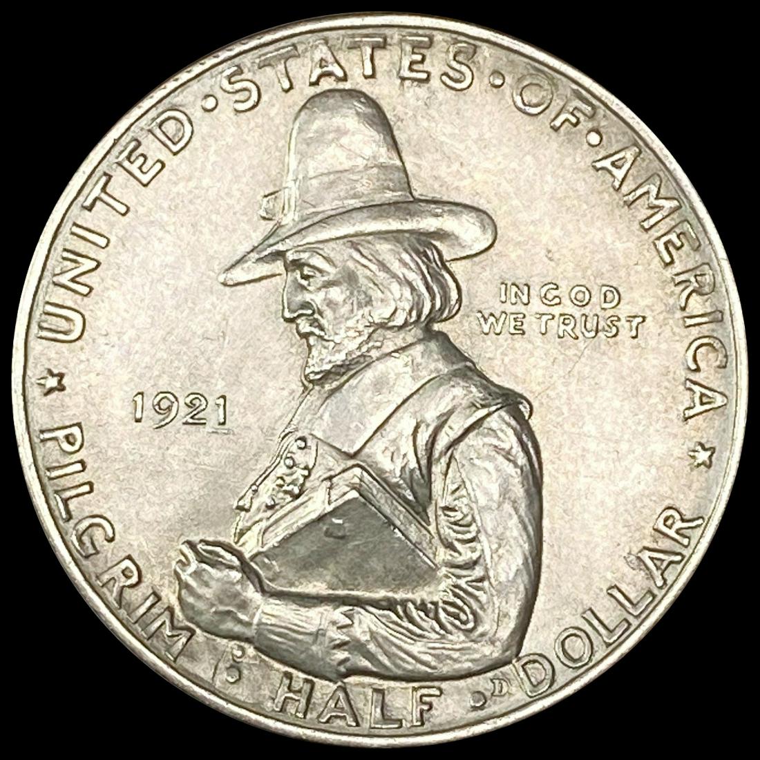 1921 Pilgrim Half Dollar UNCIRCULATED (1 of 2)