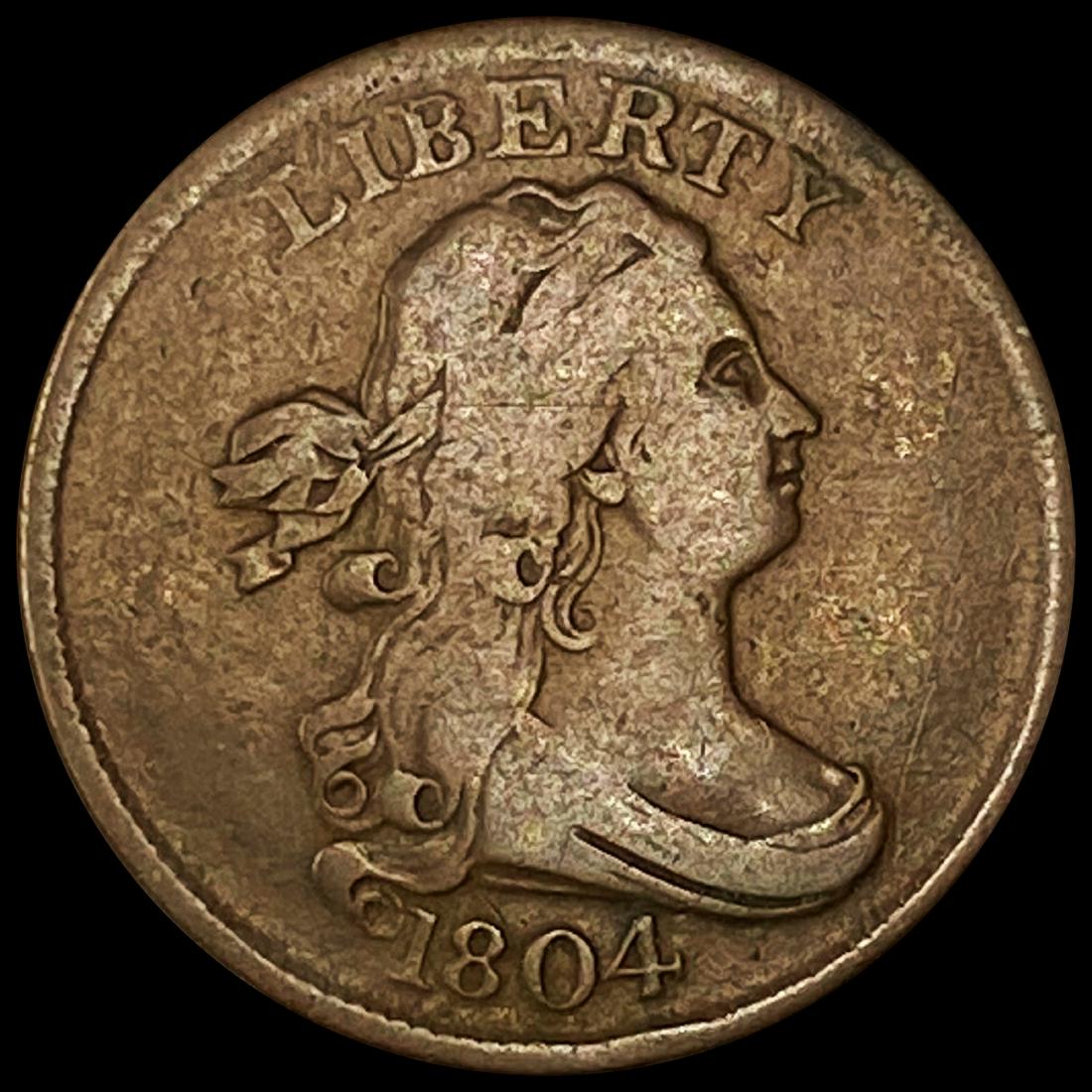 1804 Draped Bust Half Cent UNCIRCULATED (1 of 2)