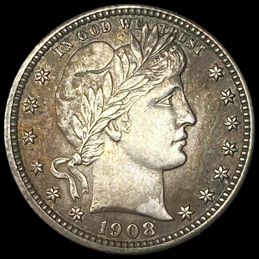 1908 Barber Quarter CLOSELY UNCIRCULATED (1 of 2)