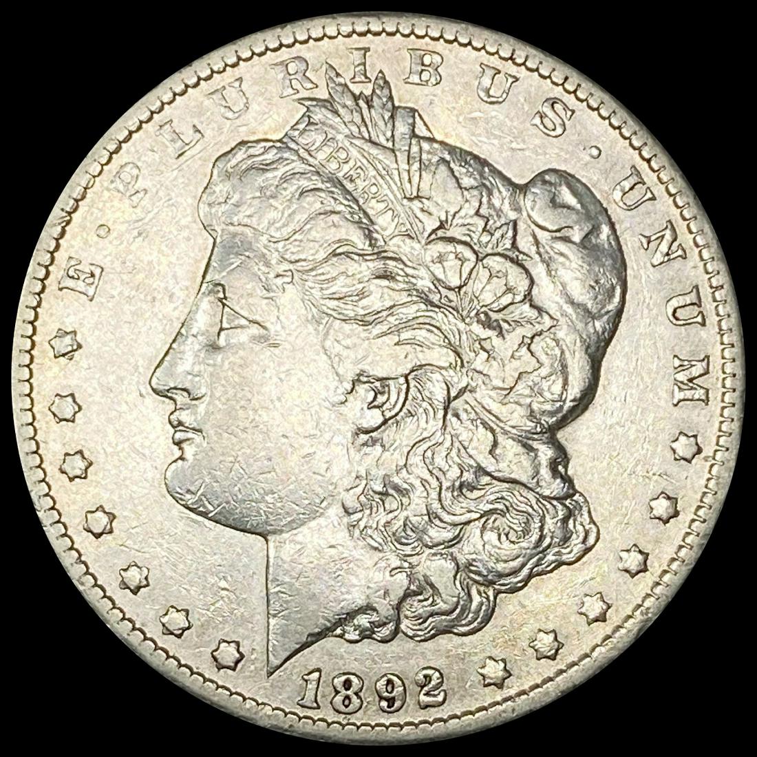 1892-CC Morgan Silver Dollar NEARLY UNCIRCULATED (1 of 2)