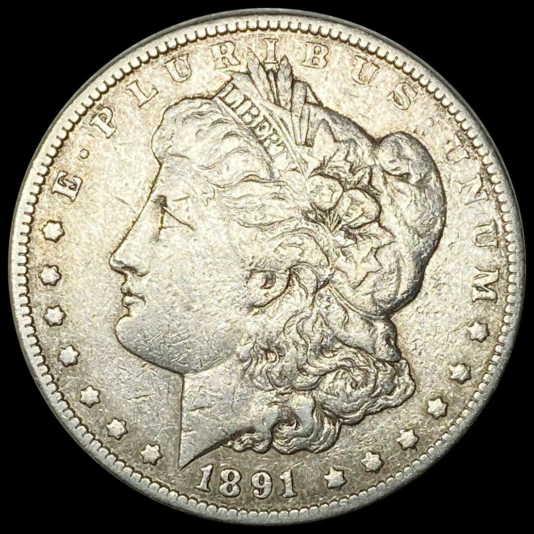1891-CC Morgan Silver Dollar LIGHTLY CIRCULATED (1 of 2)