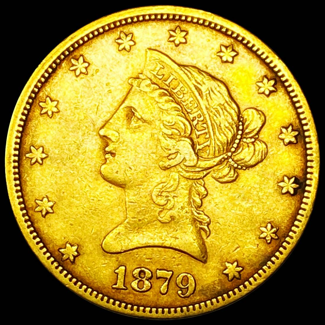 1879 $10 Gold Eagle NEARLY UNCIRCULATED (1 of 2)