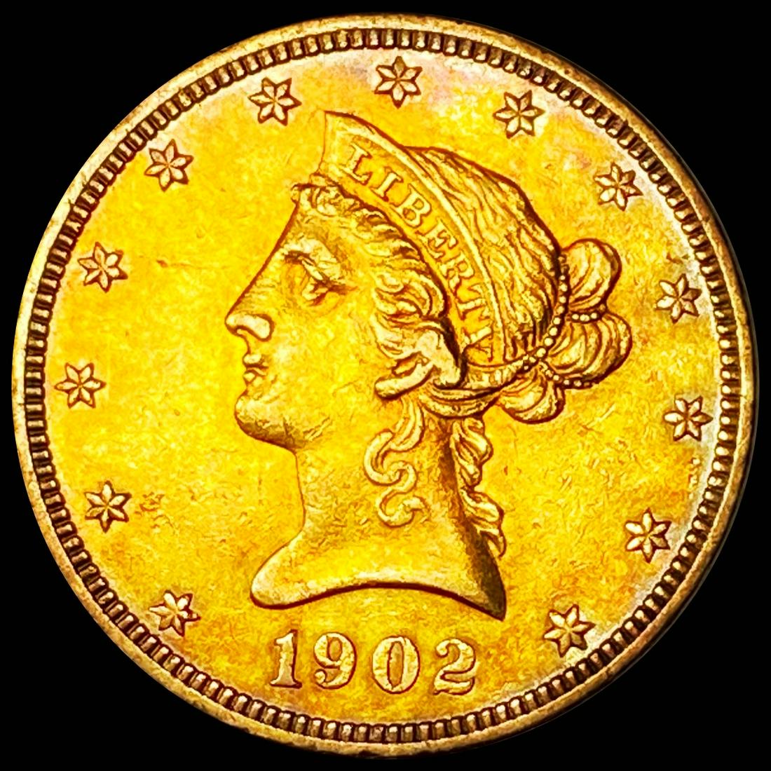 1902 $10 Gold Eagle NEARLY UNCIRCULATED (1 of 2)