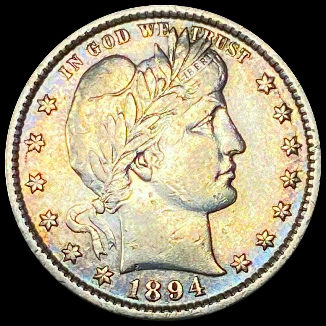 1894-S Barber Quarter CLOSELY UNCIRCULATED (1 of 2)