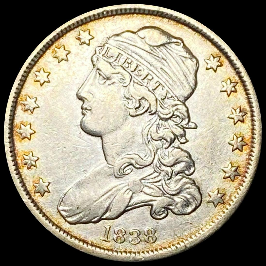 1838 Capped Bust Quarter CLOSELY UNCIRCULATED (1 of 2)