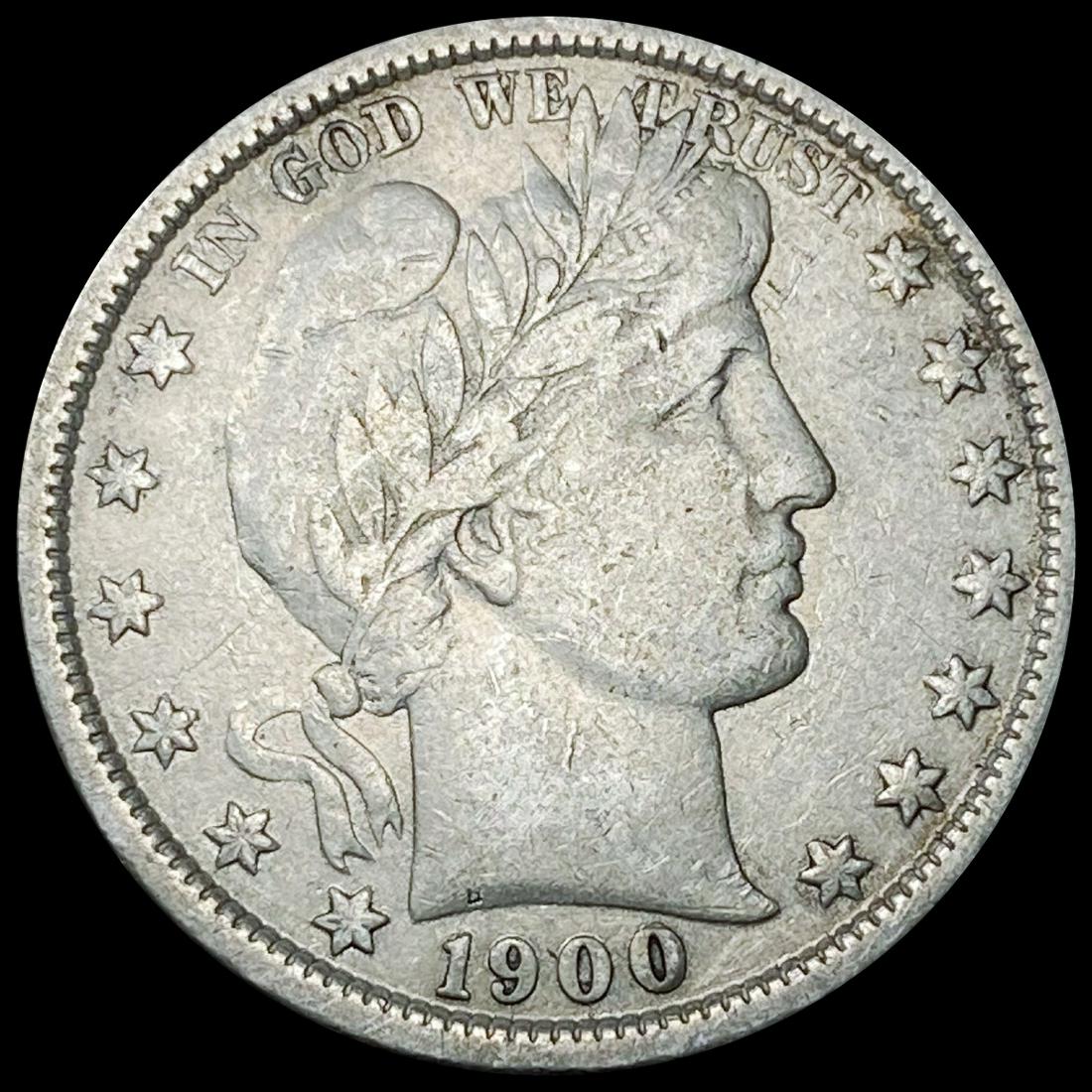 1900 Barber Half Dollar ABOUT UNCIRCULATED (1 of 2)