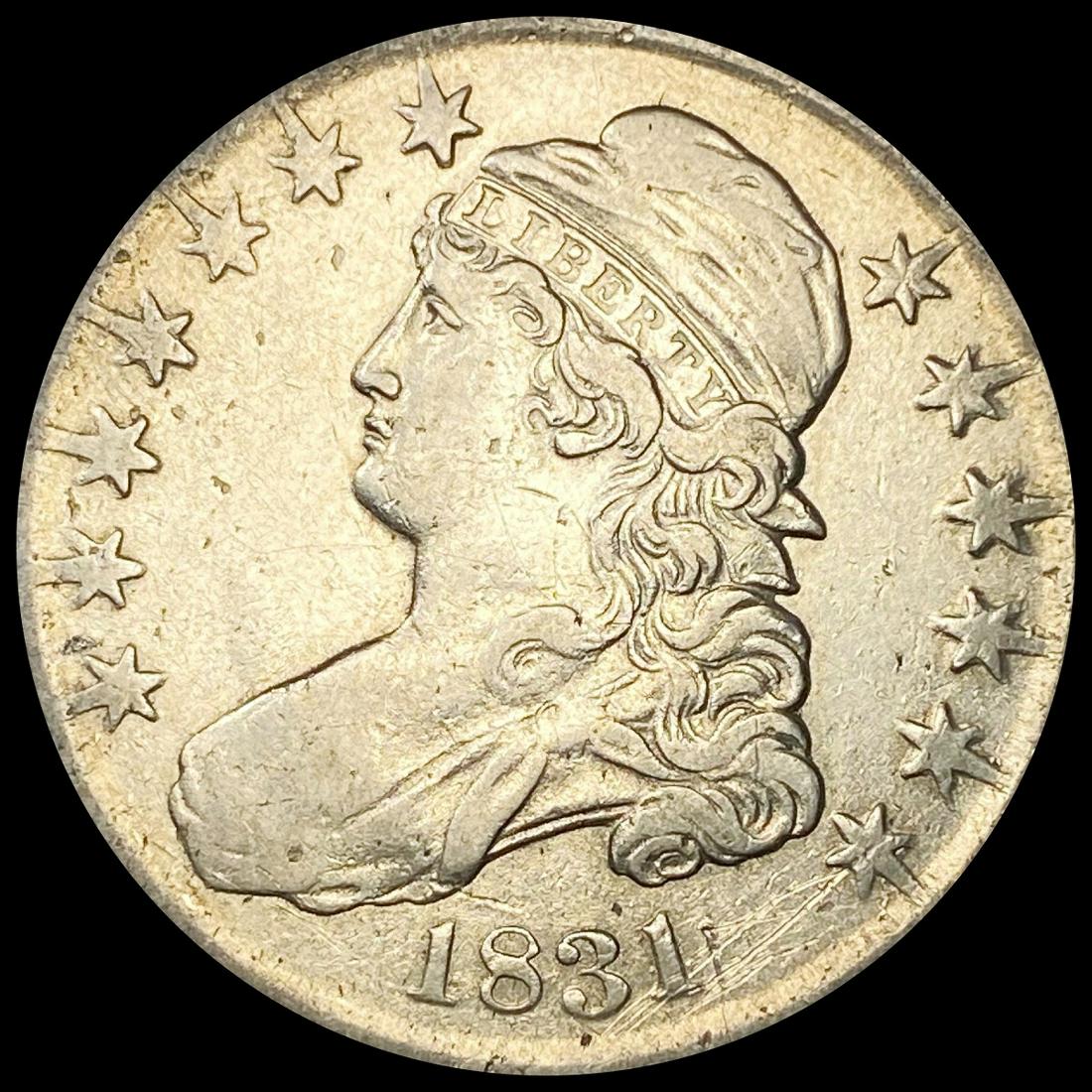 1831 Capped Bust Half Dollar ABOUT UNCIRCULATED (1 of 2)