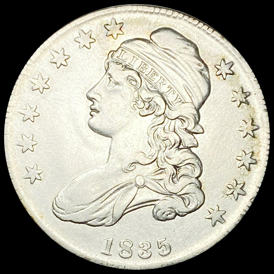 1835 Capped Bust Half Dollar NEARLY UNCIRCULATED (1 of 2)