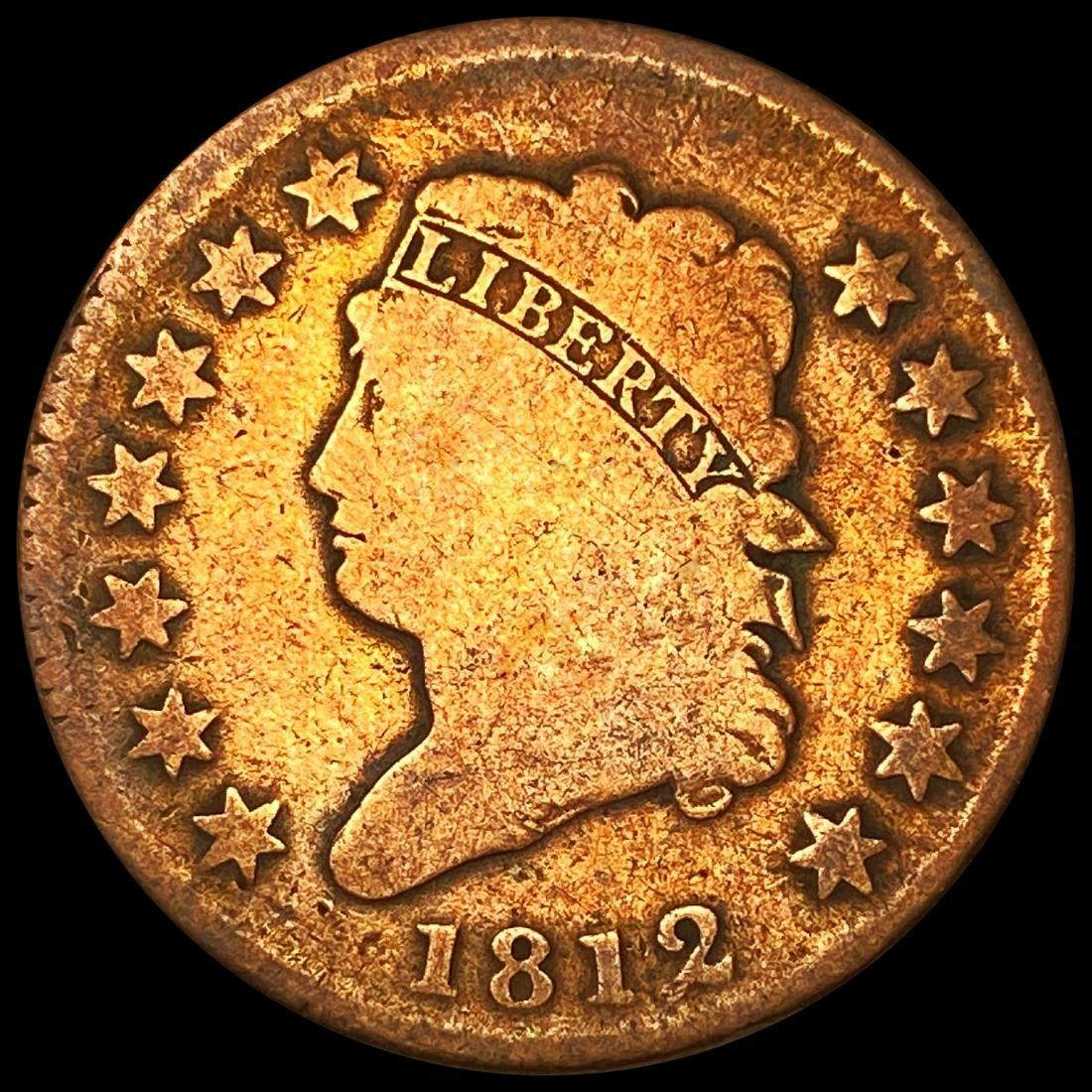 1812 Classic Head Large Cent NICELY CIRCULATED (1 of 2)