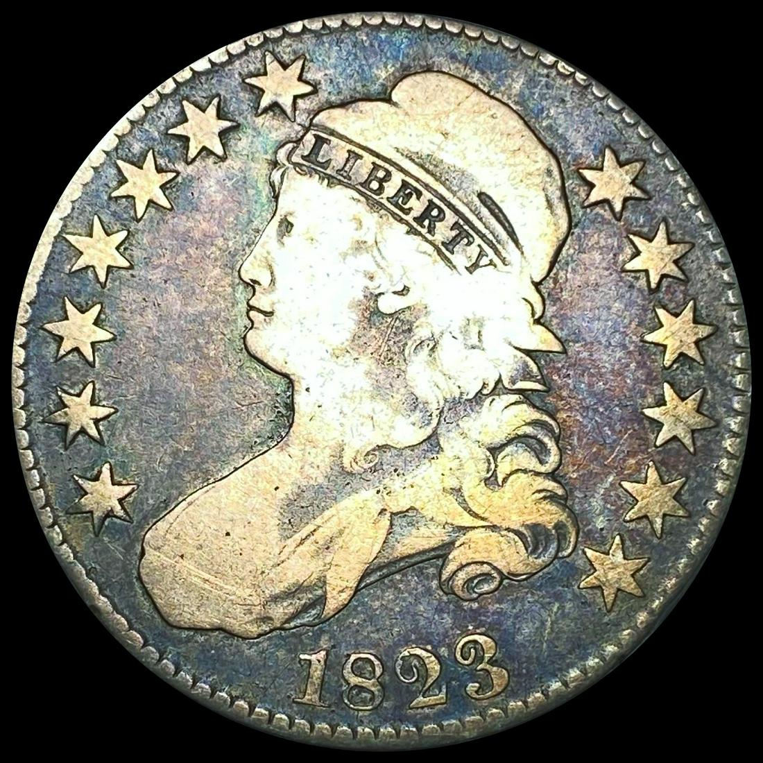 1823 Capped Bust Half Dollar NICELY CIRCULATED (1 of 2)