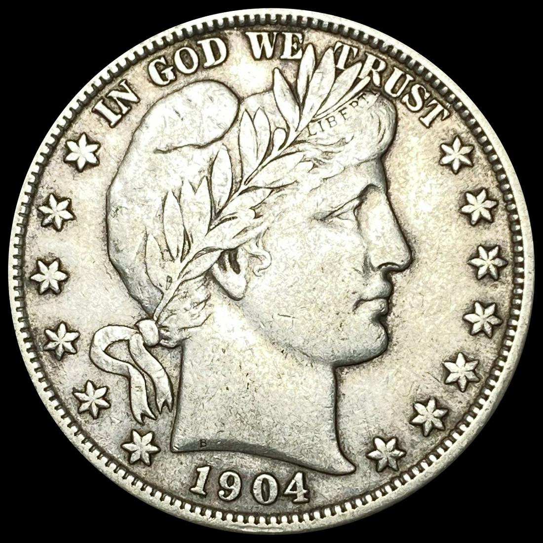 1904 Barber Half Dollar ABOUT UNCIRCULATED (1 of 2)