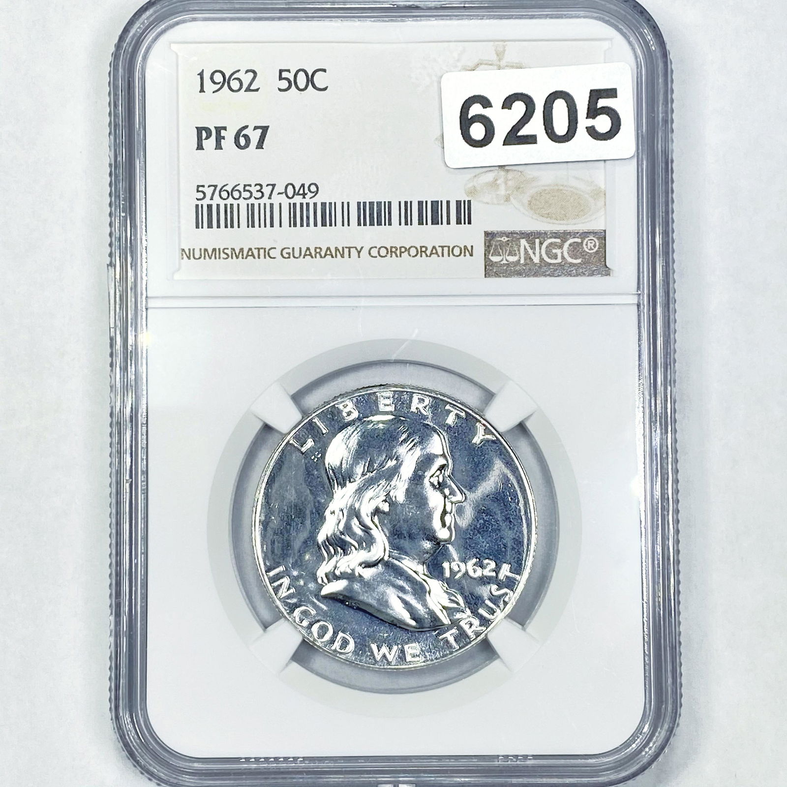 1962 Franklin Half Dollar NGC - PF67 (1 of 2)