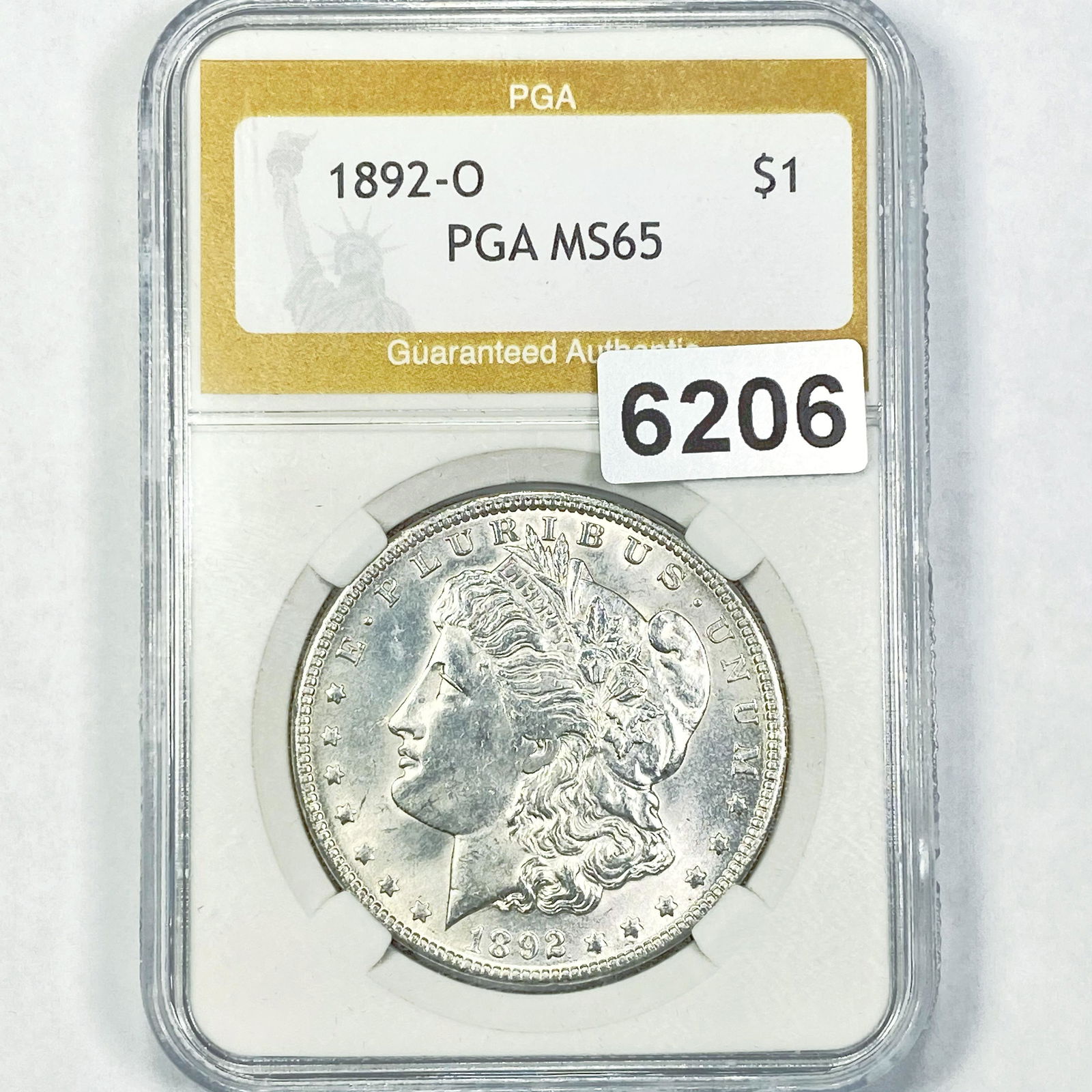 1892-O Morgan Silver Dollar PGA - MS65 (1 of 2)