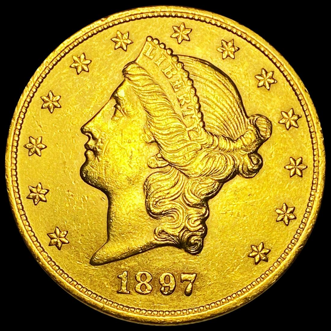 1897 $20 Gold Double Eagle UNCIRCULATED (1 of 2)