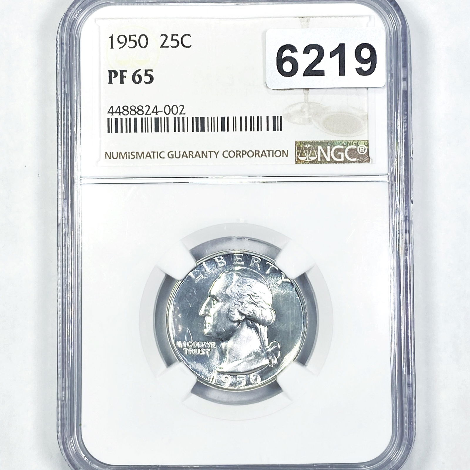 1950 Washington Silver Quarter NGC - PF65 (1 of 2)