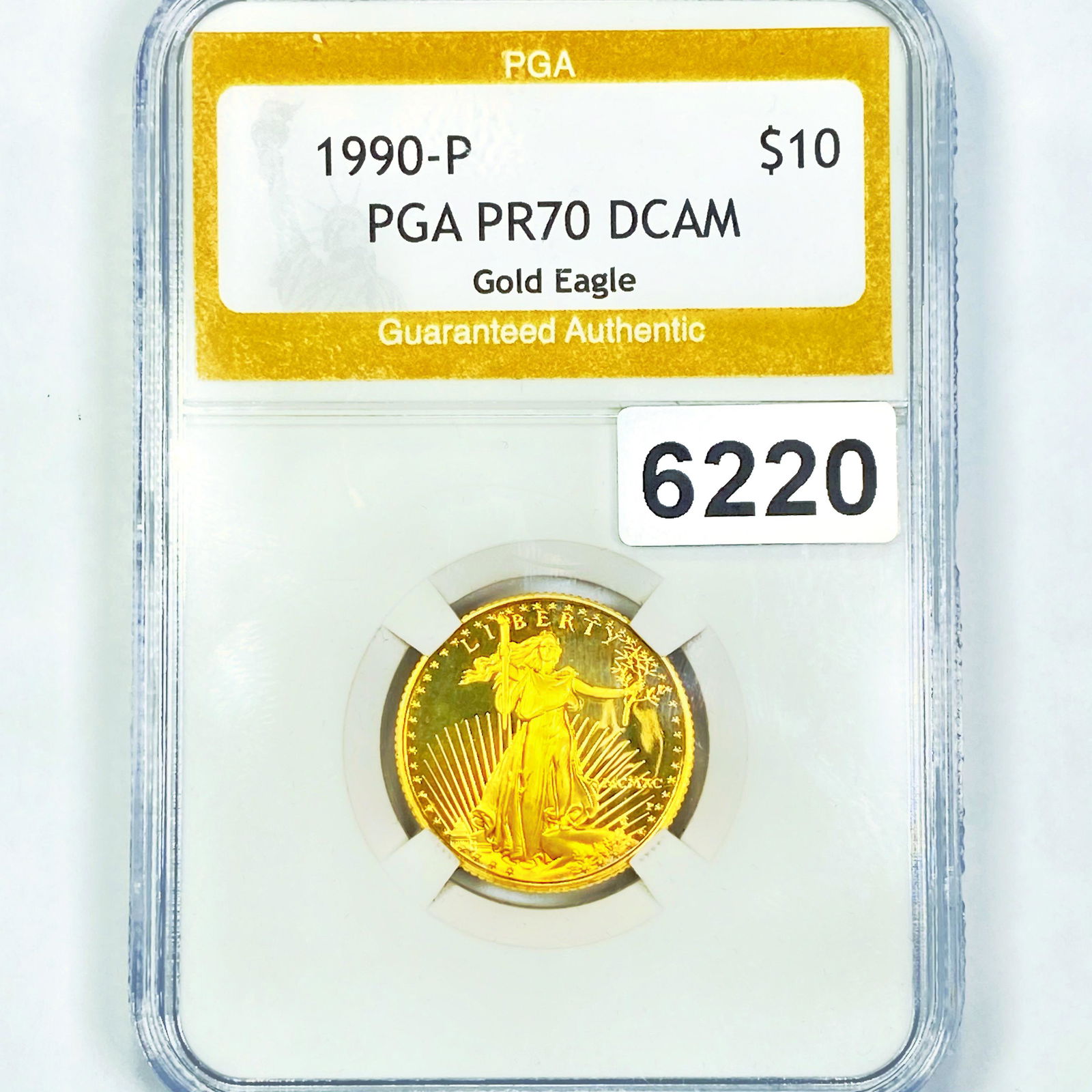 1990 $10 Gold Eagle PGA - PF70 DCAM (1 of 2)