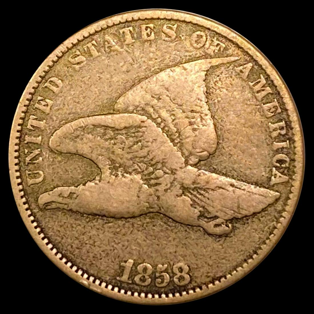 1858 Flying Eagle Cent NICELY CIRCULATED (1 of 2)