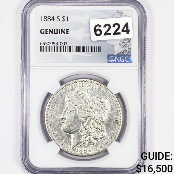 1884-S Morgan Silver Dollar NGC - UNCIRCULATED (1 of 2)