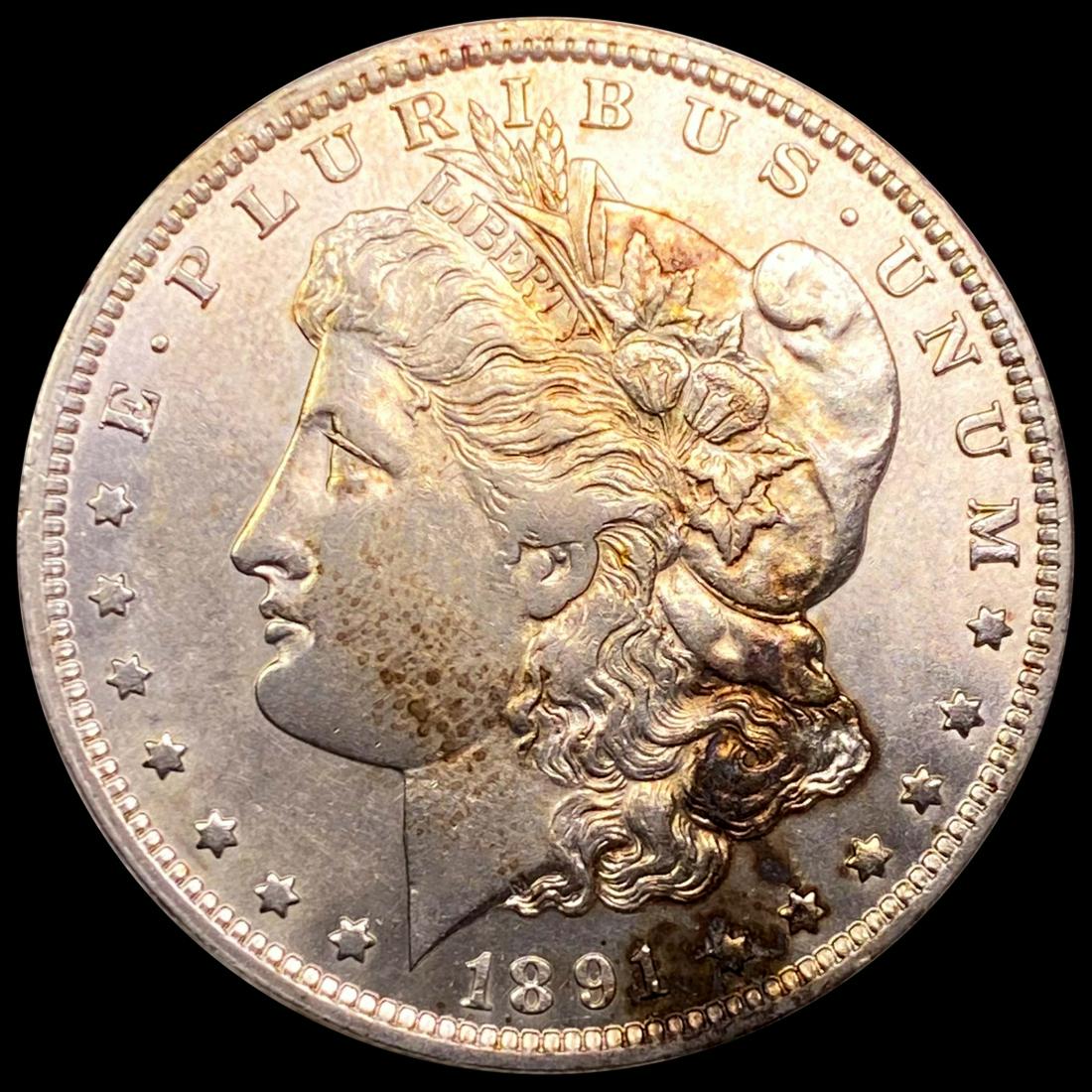 1891-O Morgan Silver Dollar NEARLY UNCIRCULATED (1 of 2)