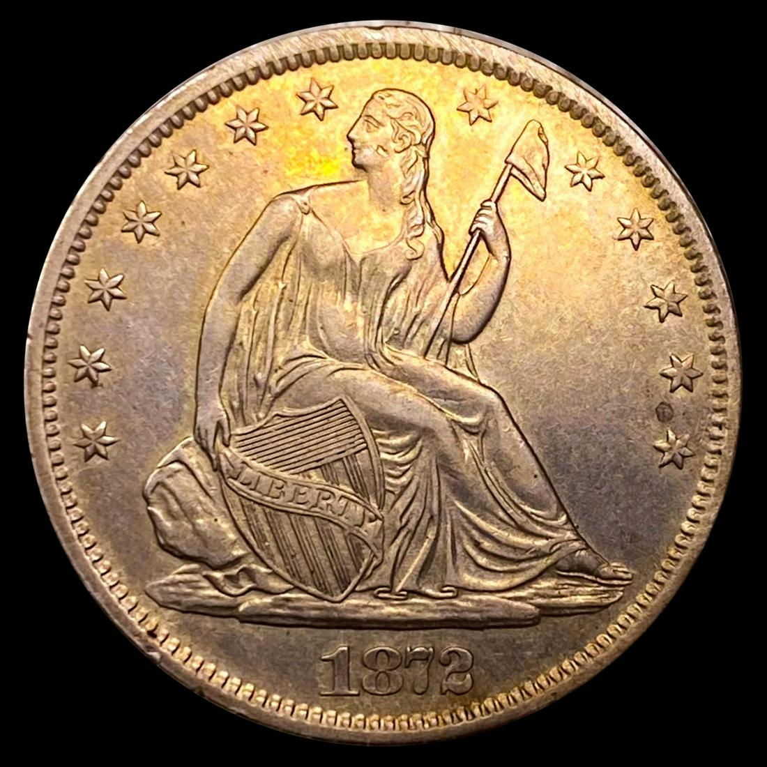 1872-S Seated Liberty Half Dollar UNCIRCULATED (1 of 2)