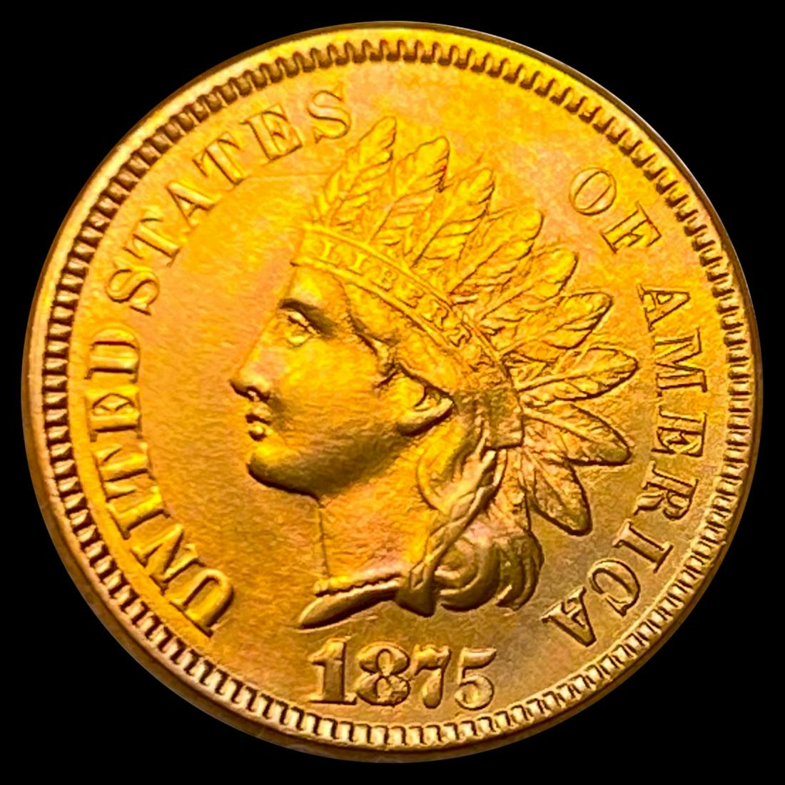 1875 RD Indian Head Cent UNCIRCULATED (1 of 2)