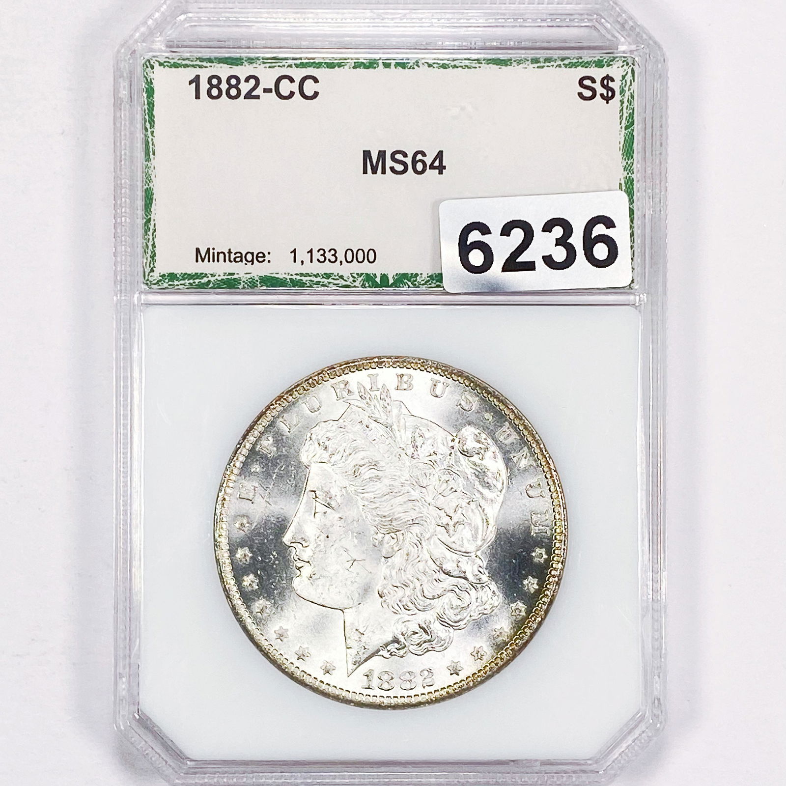 1882-CC Morgan Silver Dollar PCI - MS64 (1 of 2)