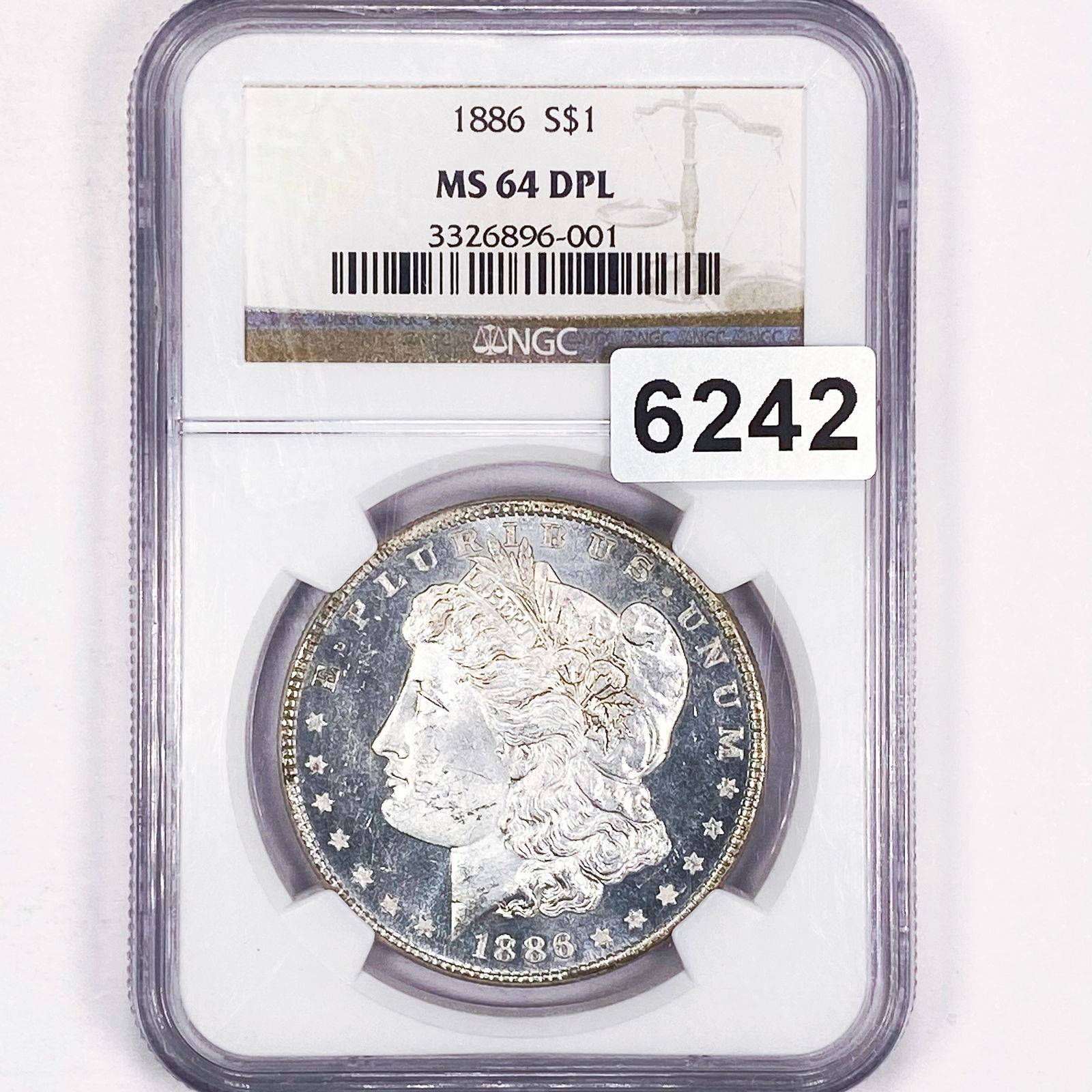 1886 Morgan Silver Dollar NGC - MS64 DPL (1 of 2)