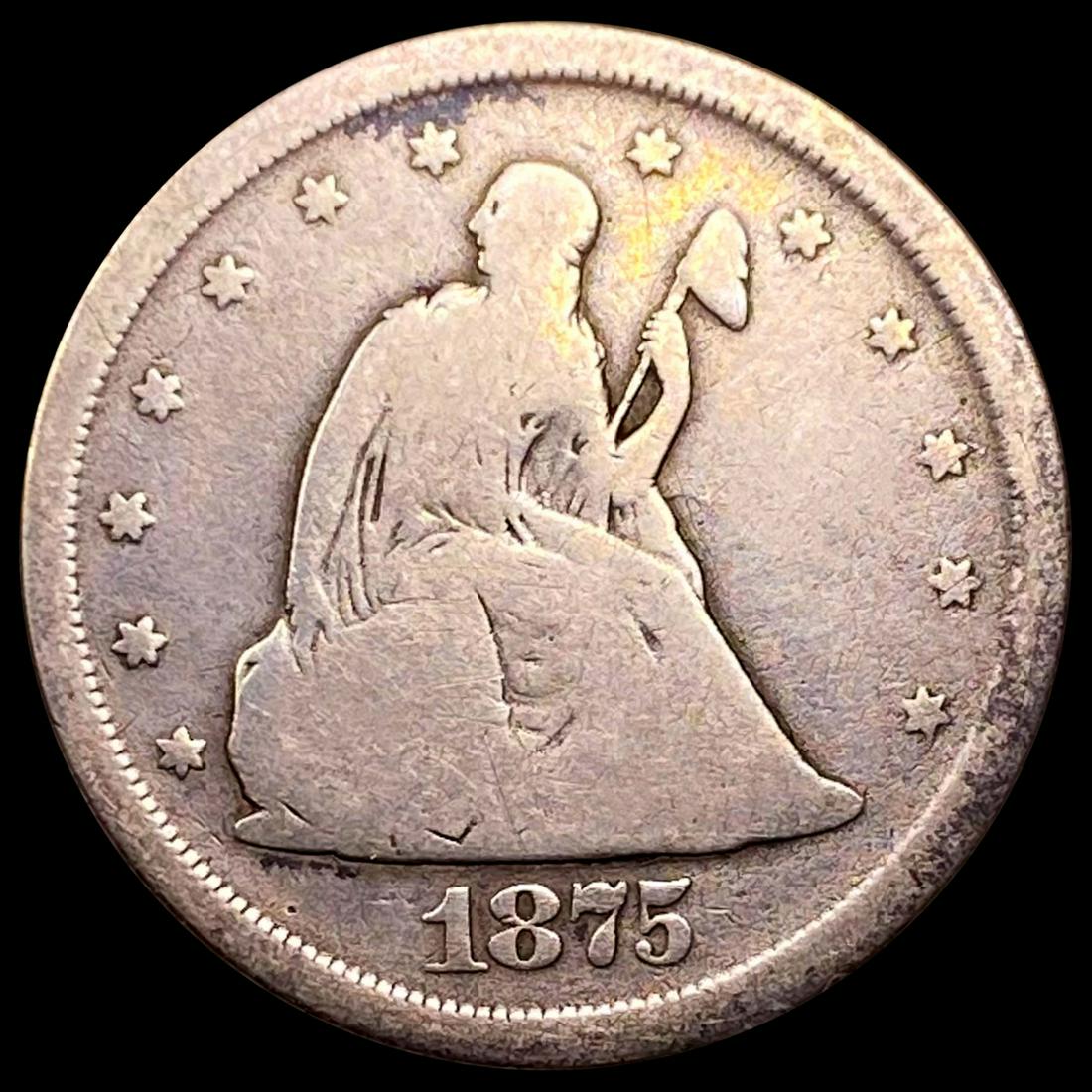 1875-S Twenty Cent Piece NICELY CIRCULATED (1 of 2)