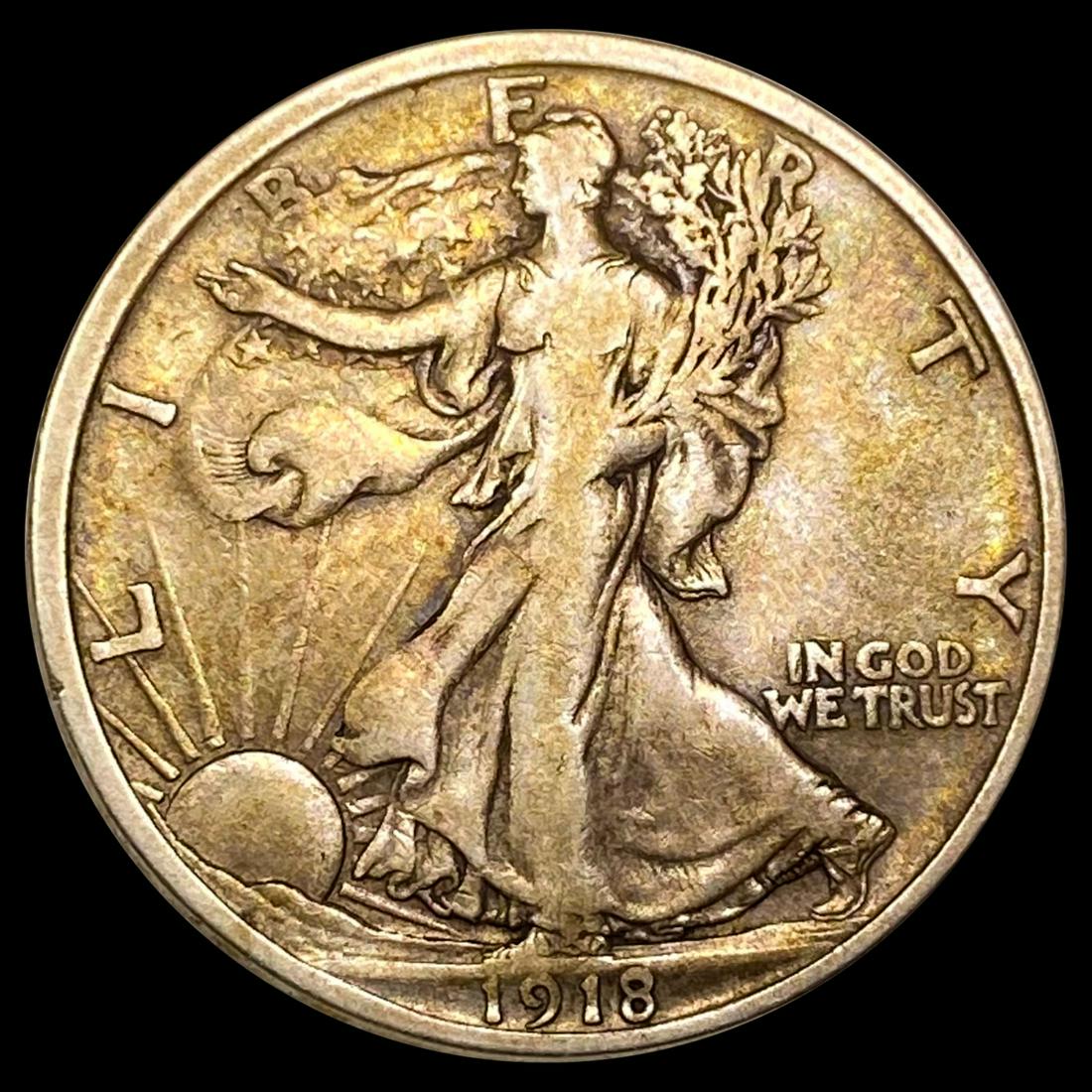 1918-D Walking Liberty Half Dollar LIGHTLY CIRC (1 of 2)
