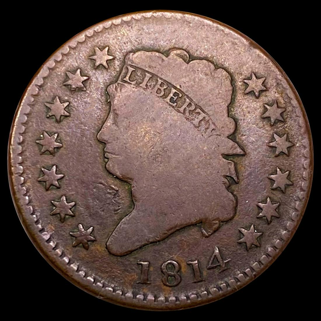 1814 Classic Head Large Cent NICELY CIRCULATED (1 of 2)