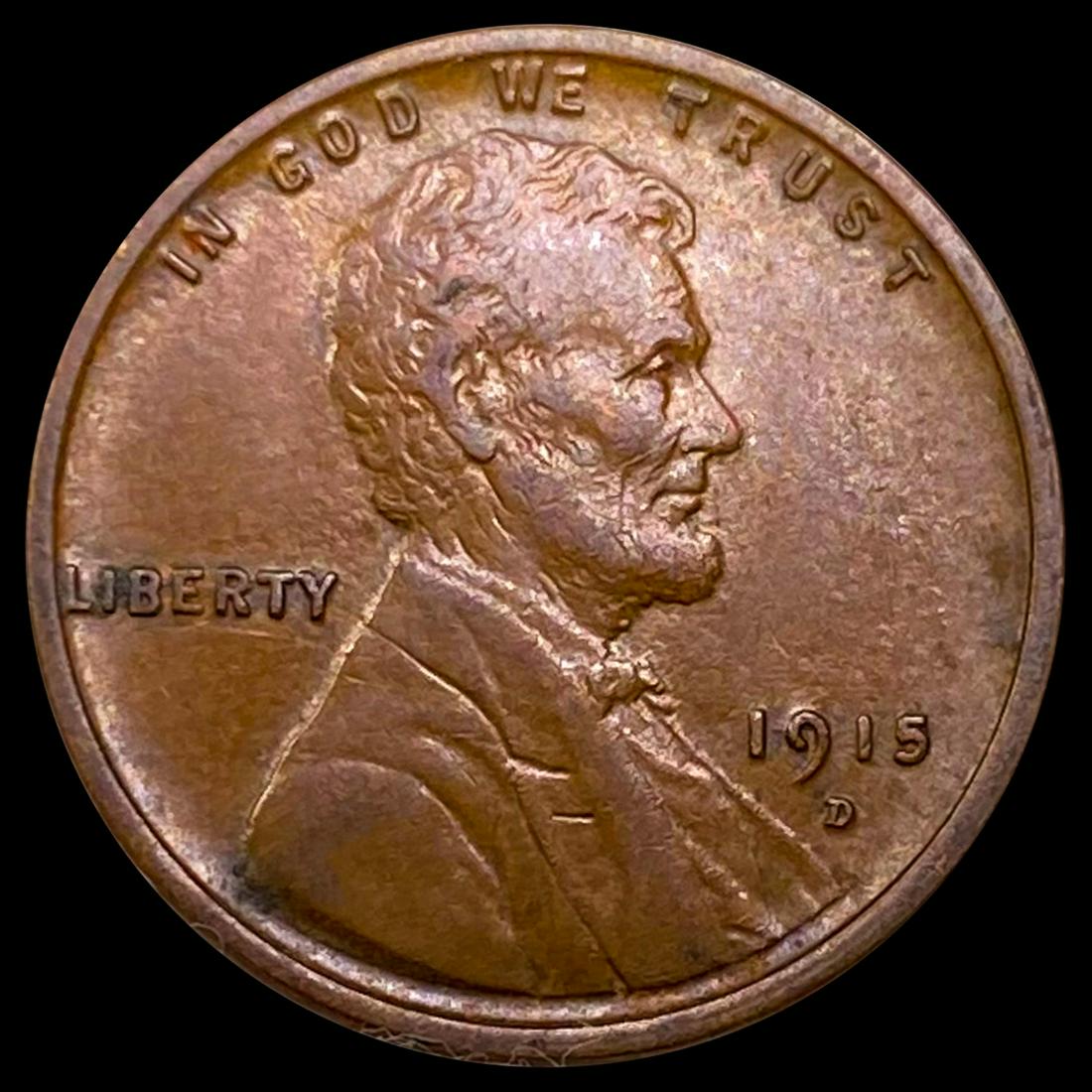 1915-D Wheat Cent NEARLY UNCIRCULATED (1 of 2)