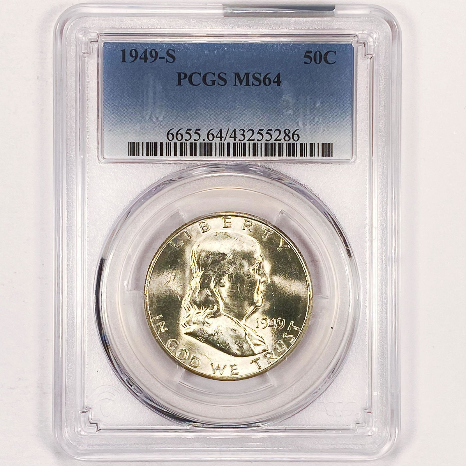 1949-S Franklin Half Dollar PCGS - MS64 (1 of 2)