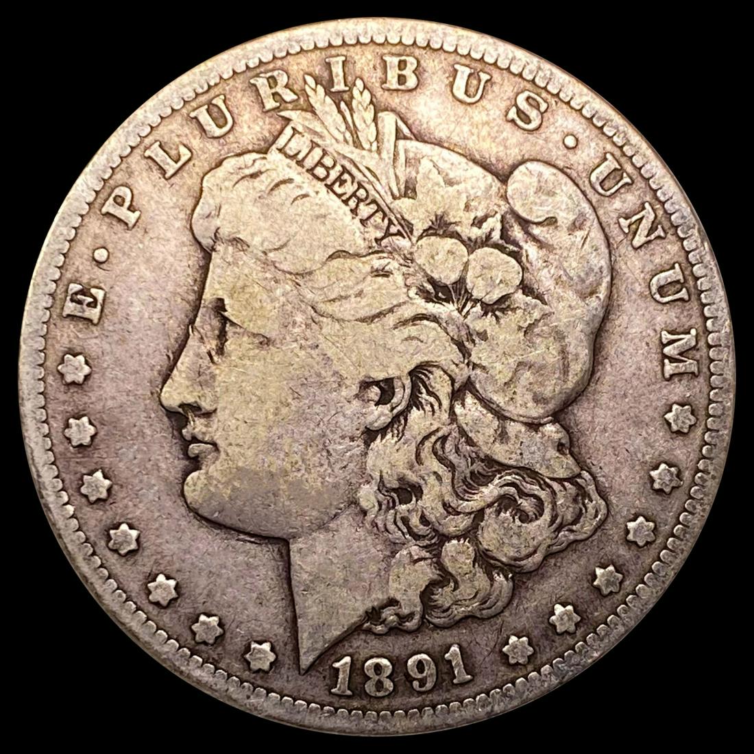 1891-CC Morgan Silver Dollar NICELY CIRCULATED (1 of 2)