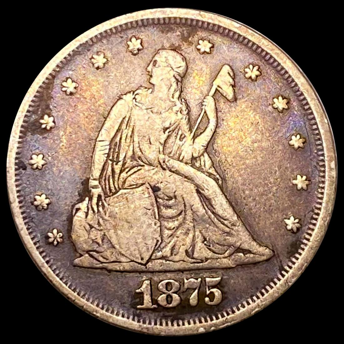 1875 Twenty Cent Piece NICELY CIRCULATED (1 of 2)
