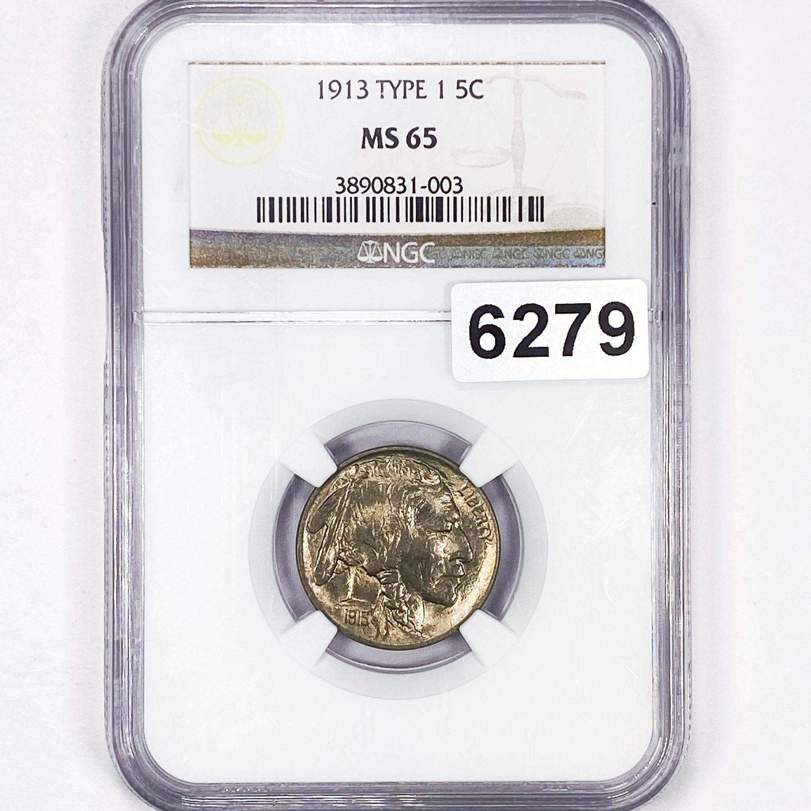1913 Type 1 Buffalo Nickel NGC - MS65 (1 of 2)
