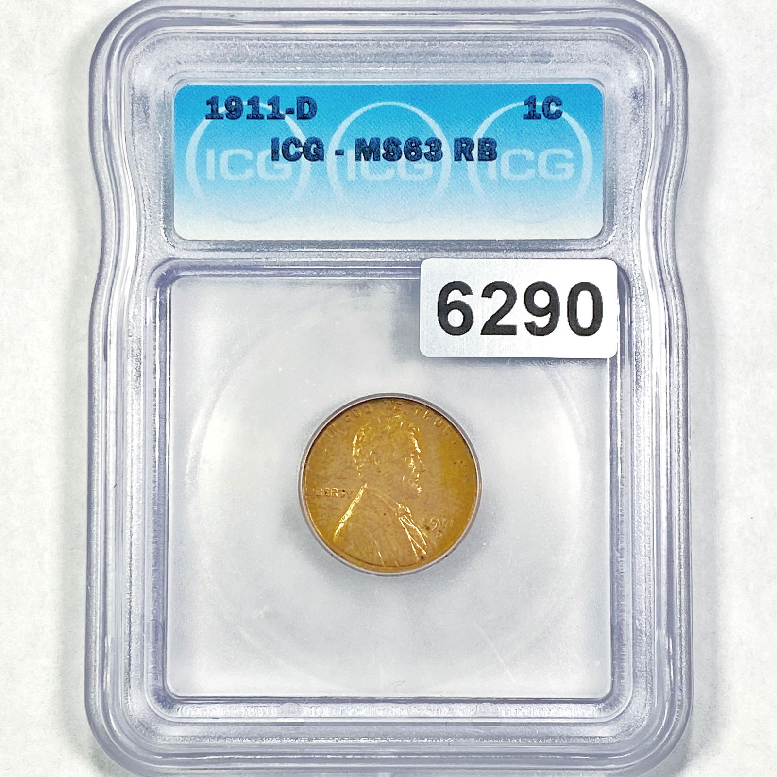 1911-D Wheat Cent ICG - MS63RB (1 of 2)
