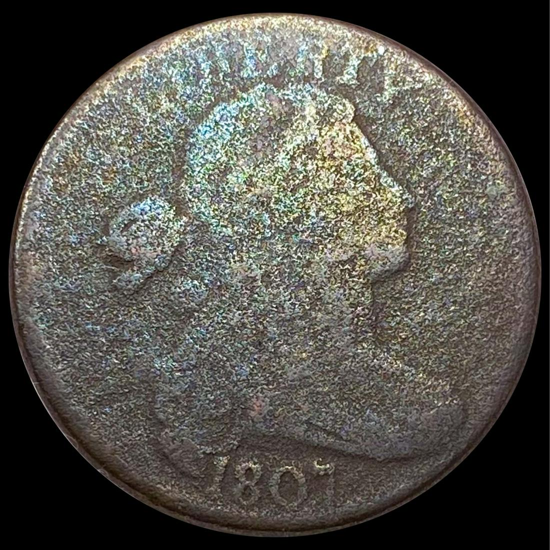 1807 Draped Bust Large Cent NICELY CIRCULATED (1 of 2)