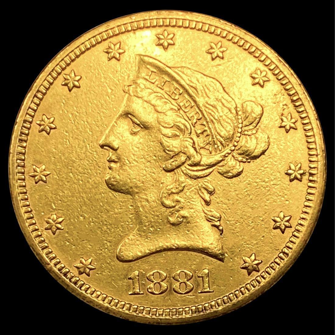 1881 $10 Gold Eagle NEARLY UNCIRCULATED (1 of 2)