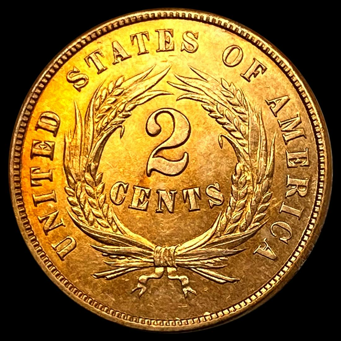 1864 RD Two Cent Piece UNCIRCULATED (1 of 2)