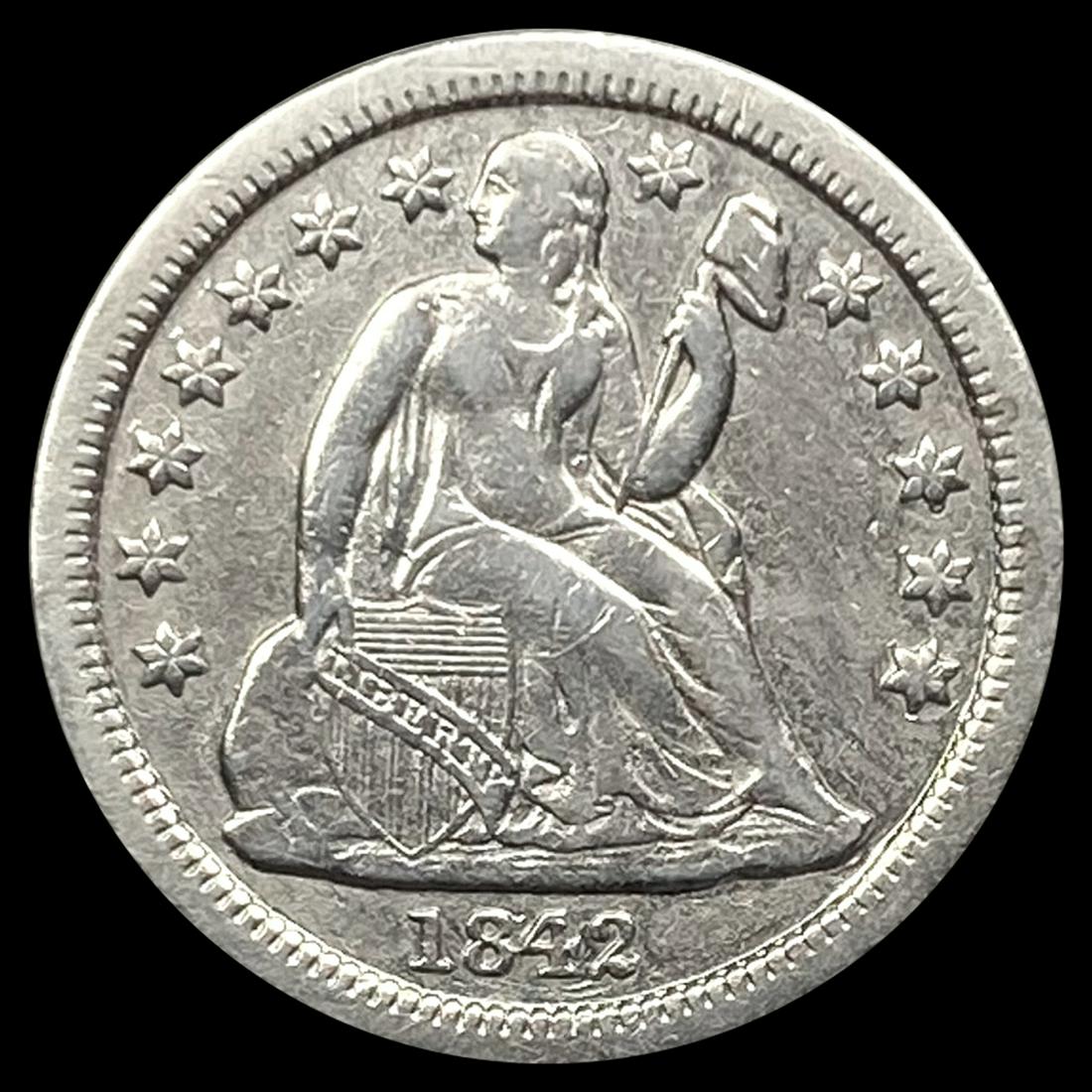 1842 Seated Liberty Dime LIGHTLY CIRCULATED (1 of 2)