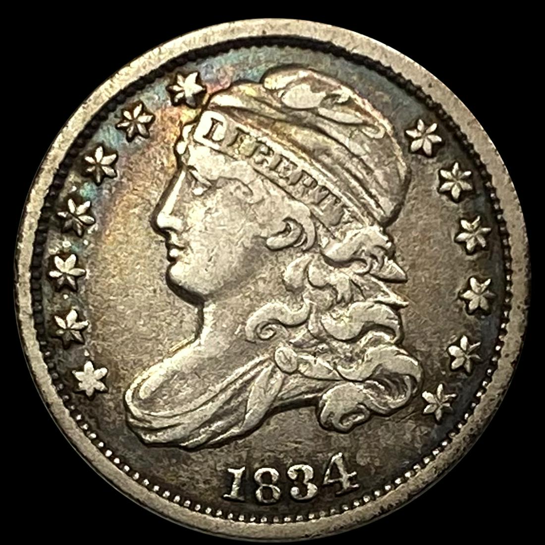 1834 Capped Bust Dime ABOUT UNCIRCULATED (1 of 2)