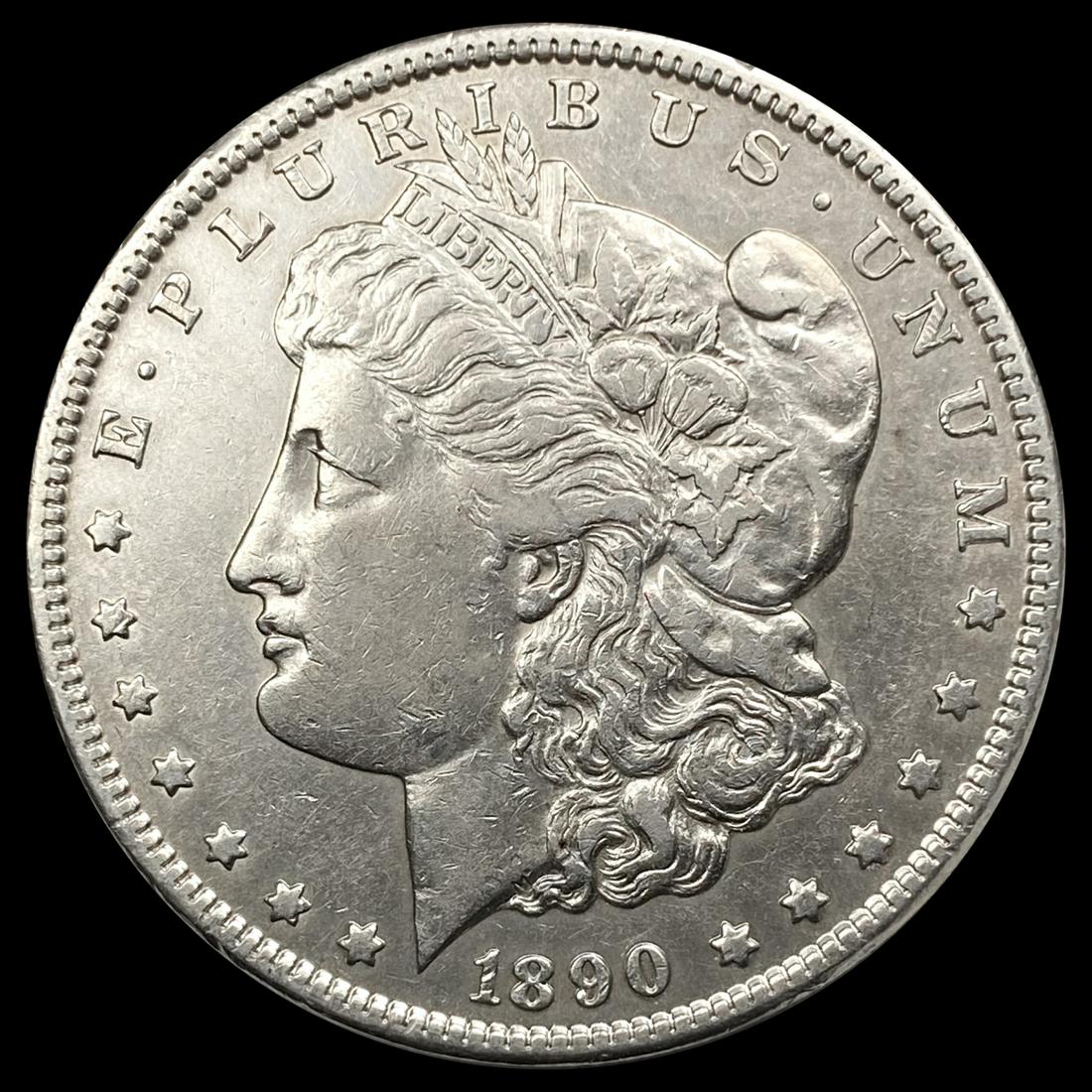 1890-CC Morgan Silver Dollar NEARLY UNCIRCULATED (1 of 2)