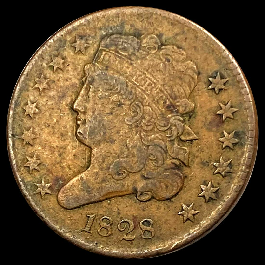 1828 Classic Head Half Cent NICELY CIRCULATED (1 of 2)