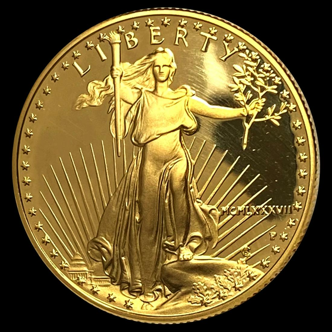 1987 $25 Gold Eagle GEM PROOF (1 of 2)