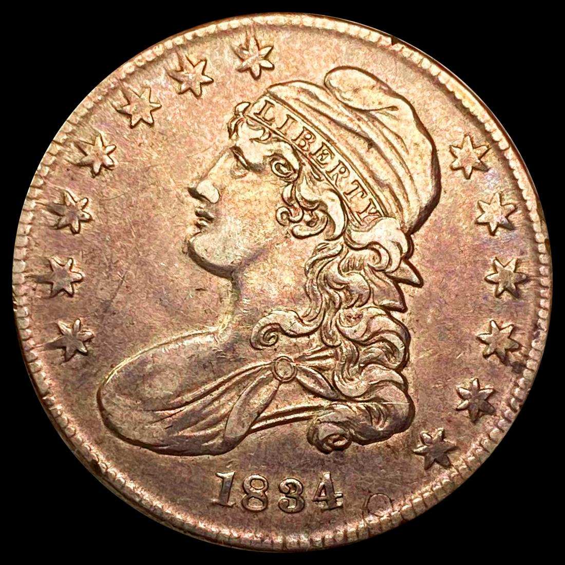 1834 Capped Bust Half Dollar CLOSELY UNCIRCULATED (1 of 2)