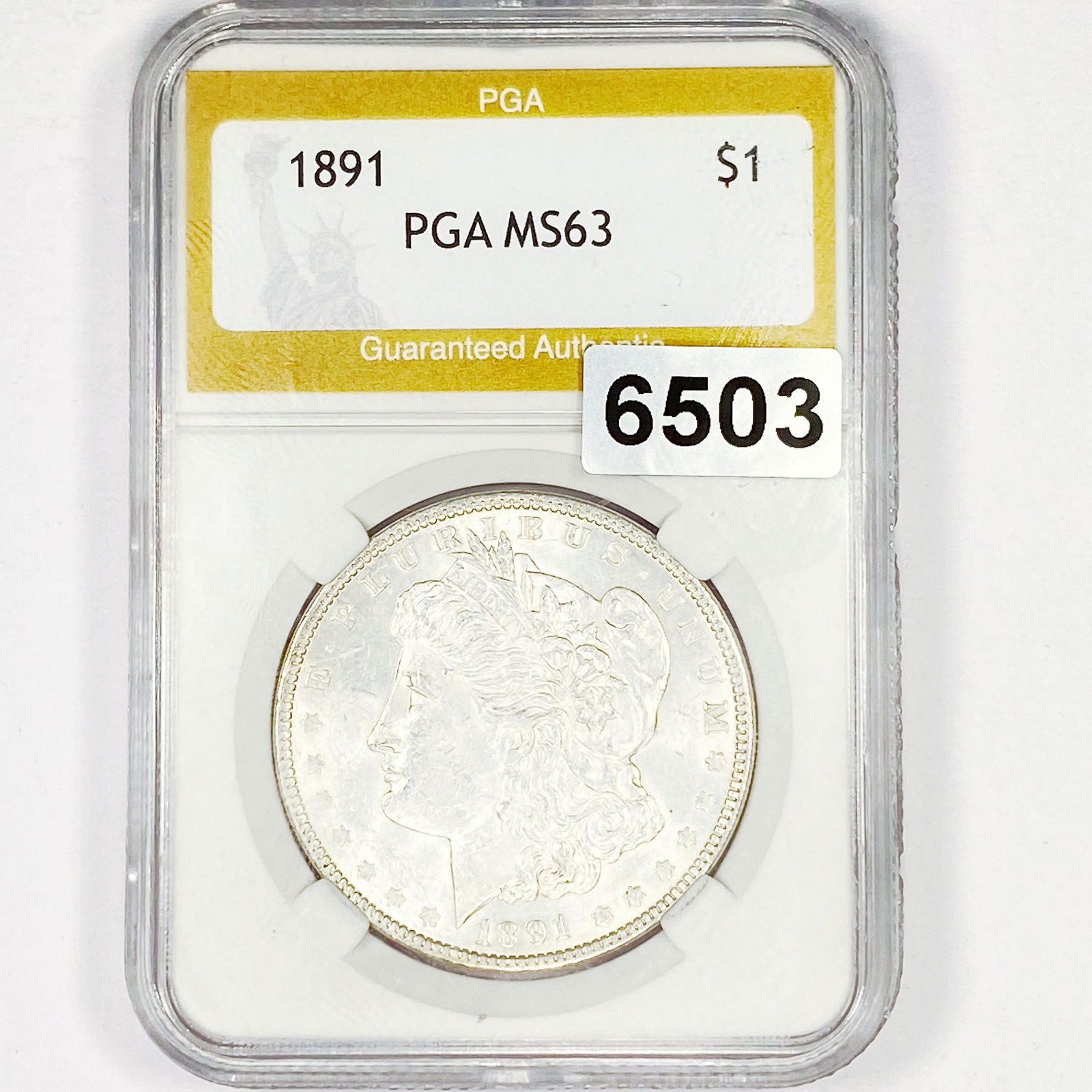 1891 Morgan Silver Dollar PGA - MS63 (1 of 2)