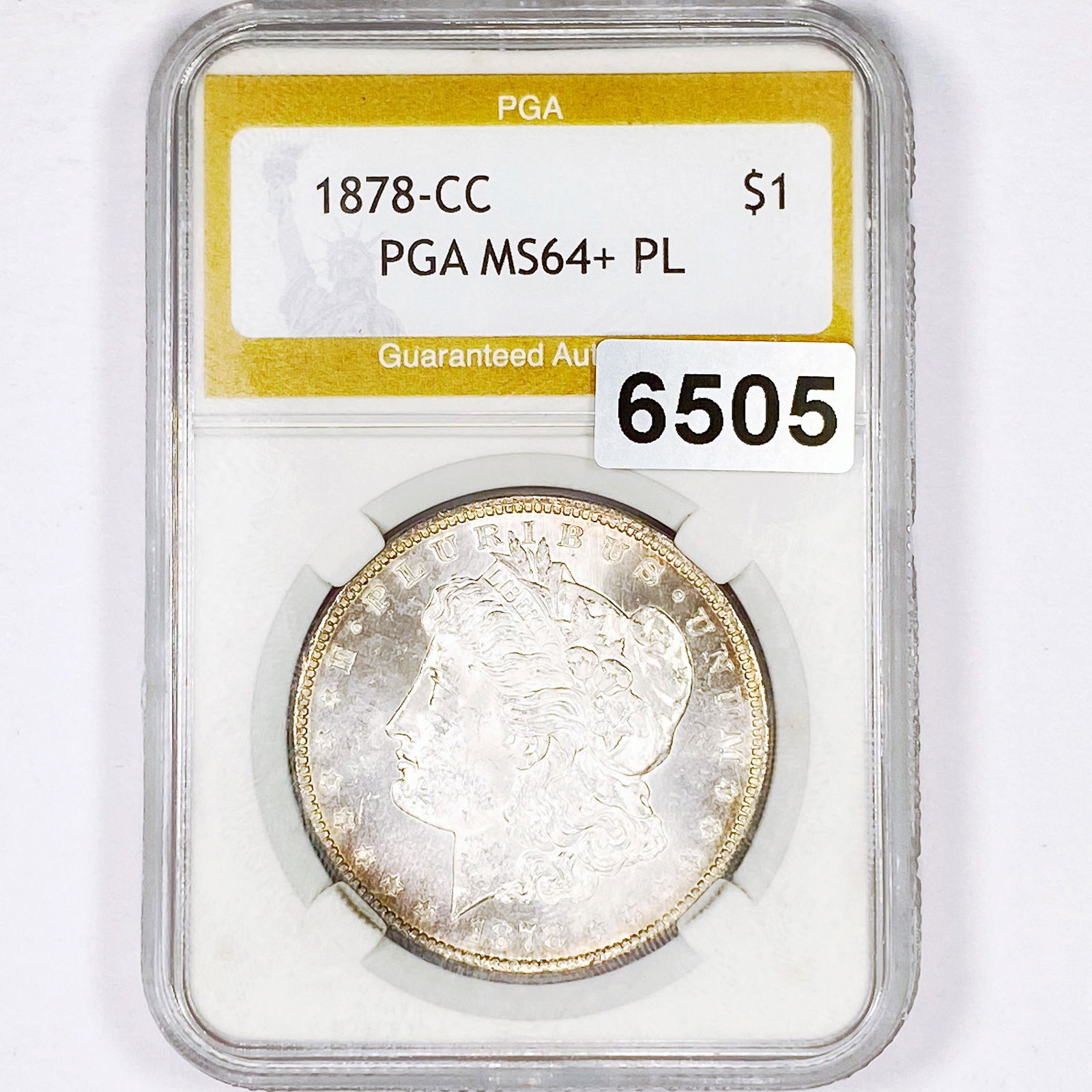 1878-CC Morgan Silver Dollar PGA - MS64+ PL (1 of 2)
