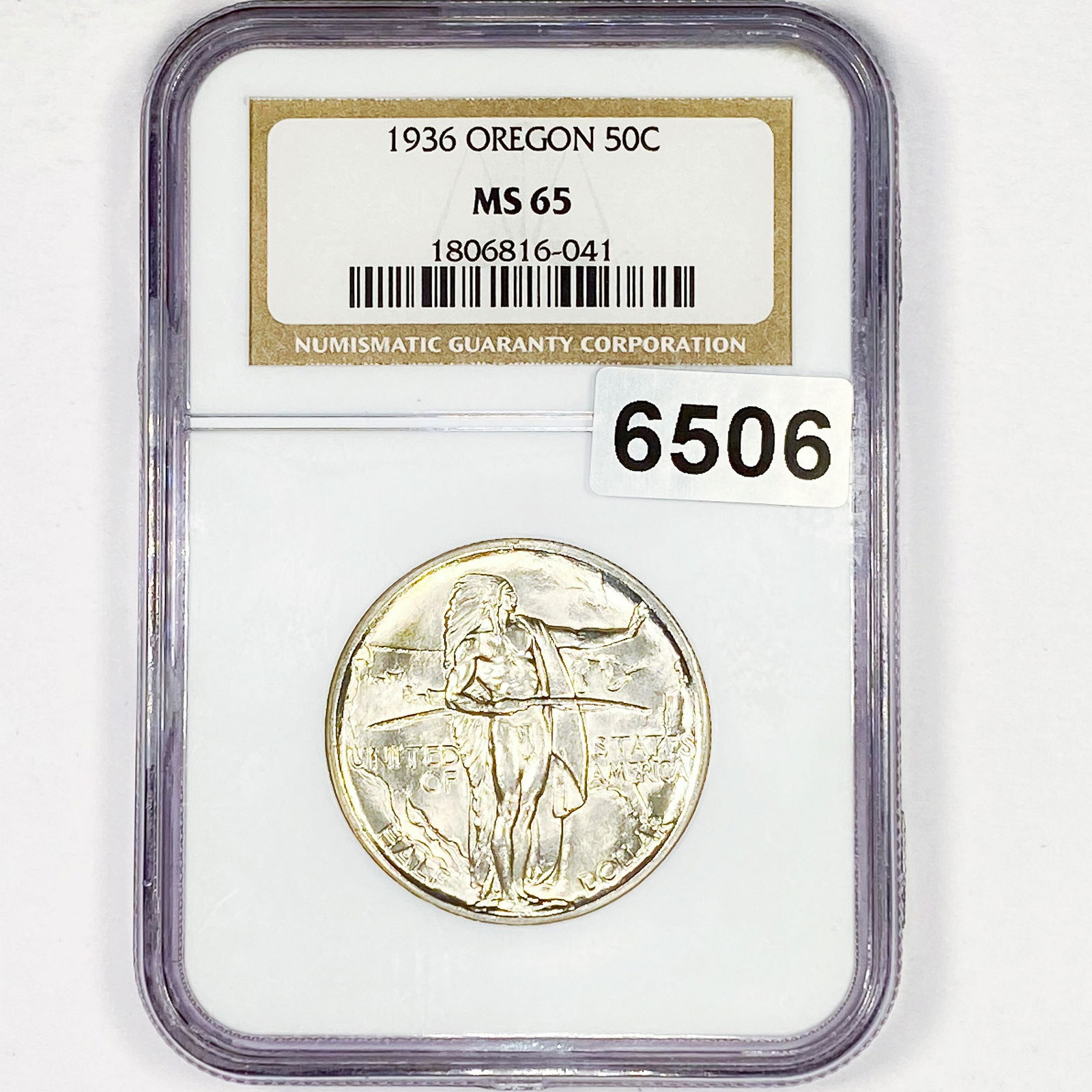 1936 Oregon Trail Half Dollar NGC - MS65 (1 of 2)