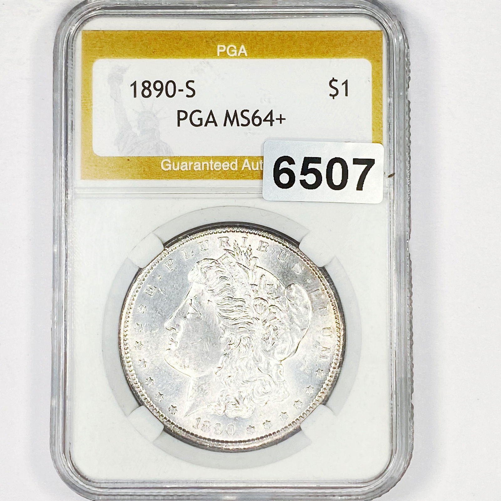 1890-S Morgan Silver Dollar PGA - MS64+ (1 of 2)